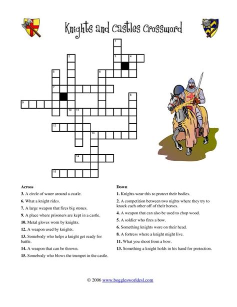 Enter the length or pattern for better results. . Knights exploit crossword clue